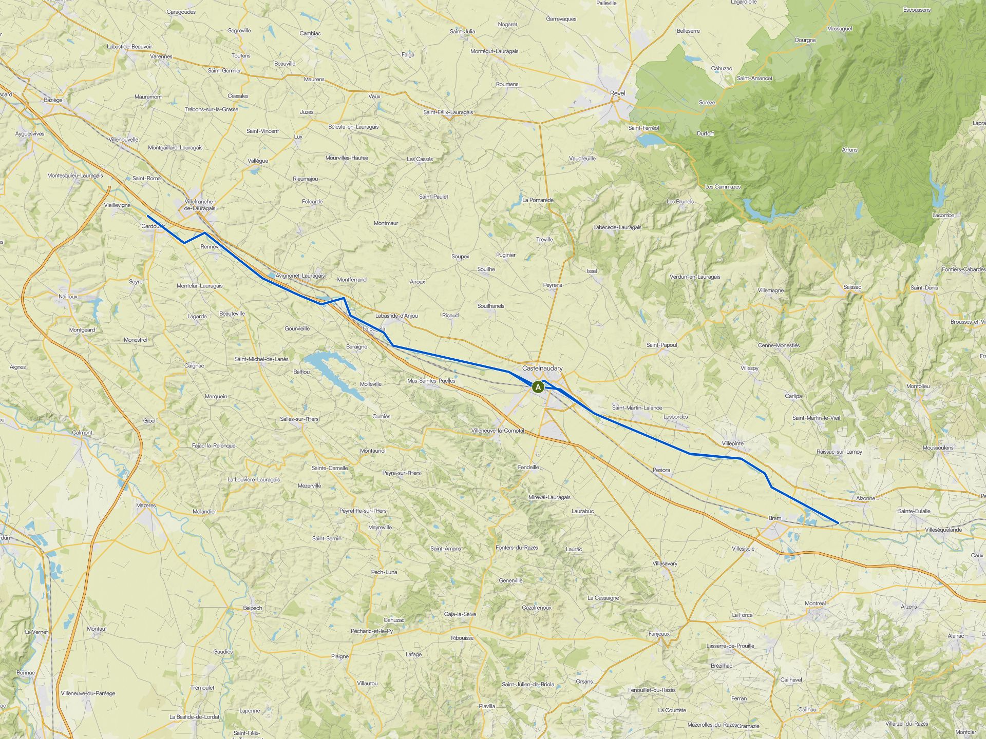 Les meilleures sorties gravel autour de Castelnaudary | Komoot